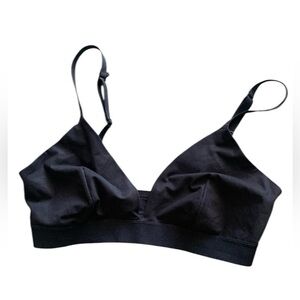 Auden black witchy goth bralette bra beachy lingerie boho festival Medium